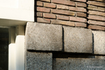 Detail gevel.
<br/>
Annemarieke Verheij, 2015